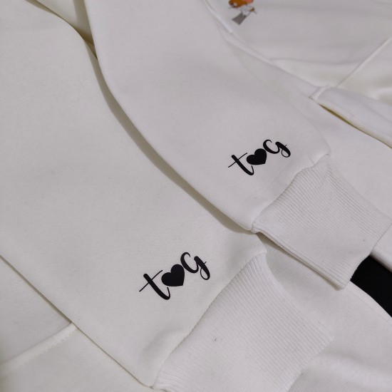 Sadece Kol Baskılı Sweatshirt Sadece Kol Baskılı Sweatshirt