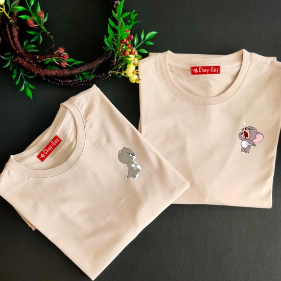 2 Adet Çizgifilm Tasarımlı Tshirt 2 Adet Çizgifilm Tasarımlı Tshirt