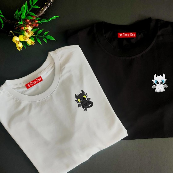 2 Adet Çizgifilm Tasarımlı Tshirt 2 Adet Çizgifilm Tasarımlı Tshirt