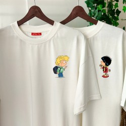 2 Adet Çizgifilm Tasarımlı  Tshirt
