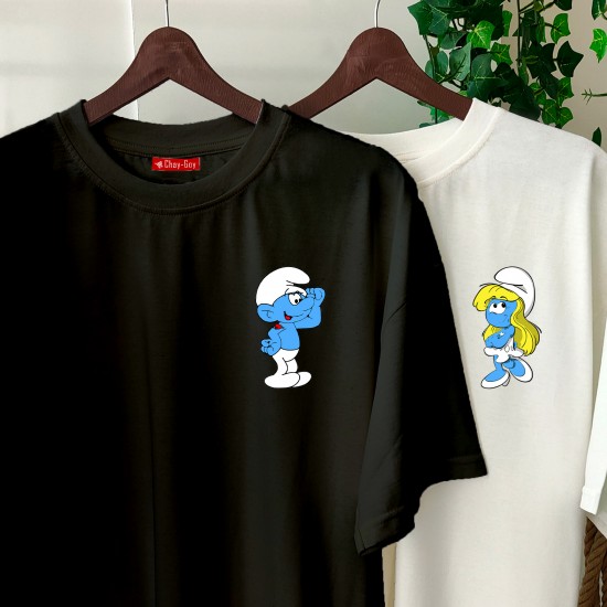 2 Adet Çizgifilm Tasarımlı Tshirt 2 Adet Çizgifilm Tasarımlı Tshirt