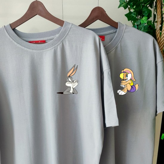 2 Adet Çizgifilm Tasarımlı Tshirt 2 Adet Çizgifilm Tasarımlı Tshirt