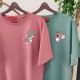 2 Adet Çizgifilm Tasarımlı Tshirt - Oversize 2 Adet Çizgifilm Tasarımlı Tshirt - Oversize