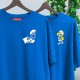 2 Adet Şirinler Tasarımlı Oversize Tshirt 2 Adet Şirinler Tasarımlı Oversize Tshirt