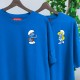 2 Adet Şirinler Tasarımlı Oversize Tshirt 2 Adet Şirinler Tasarımlı Oversize Tshirt