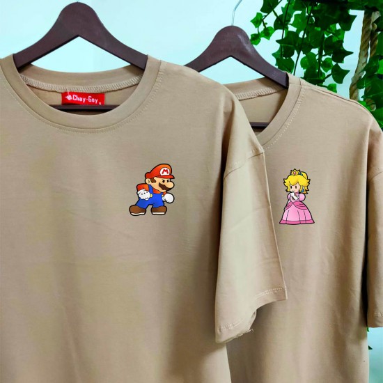 2 Adet Çizgifilm Tasarımlı Tshirt - Oversize 2 Adet Çizgifilm Tasarımlı Tshirt - Oversize