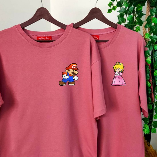 2 Adet Çizgifilm Tasarımlı Tshirt - Oversize 2 Adet Çizgifilm Tasarımlı Tshirt - Oversize