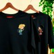 2 Adet Çizgifilm Tasarımlı Tshirt - Oversize 2 Adet Çizgifilm Tasarımlı Tshirt - Oversize