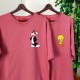 2 Adet Çizgifilm Tasarımlı Tshirt - Oversize 2 Adet Çizgifilm Tasarımlı Tshirt - Oversize