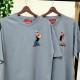 2 Adet Çizgifilm Tasarımlı Tshirt - Oversize 2 Adet Çizgifilm Tasarımlı Tshirt - Oversize