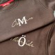 2 Adet İsimli İçi Polar 0 Yaka Sweatshirt 2 Adet İsimli İçi Polar 0 Yaka Sweatshirt