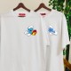 2 Adet Şirinler Tasarımlı Oversize Tshirt 2 Adet Şirinler Tasarımlı Oversize Tshirt