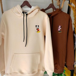 2 Adet Çizgifilm Tasarımlı Kapşonlu Sweatshirt Hoodie 2 Adet Çizgifilm Tasarımlı Kapşonlu Sweatshirt Hoodie