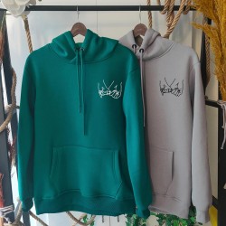 2 Adet Promise Tasarımlı İçi Polar Kapşonlu Sweatshirt 2 Adet Promise Tasarımlı İçi Polar Kapşonlu Sweatshirt